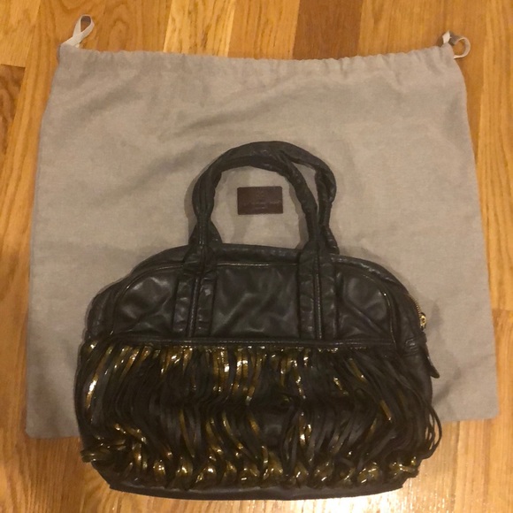 Katherine Kwei Signature Loop Leather Handbag - Picture 14 of 14